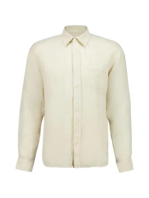 regular-fit long-sleeve shirt by 120% LINO