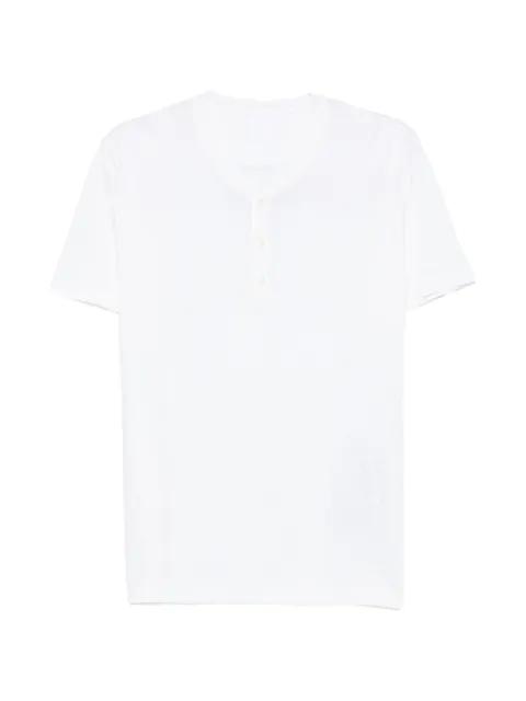 round-neck short-sleeve T-shirt by 120% LINO