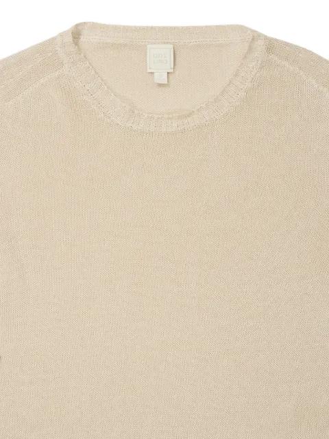 safari knitted long-sleeve sweater by 120% LINO