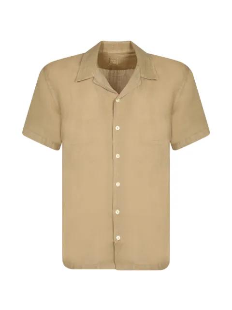 short-sleeve camp-collar shirt by 120% LINO