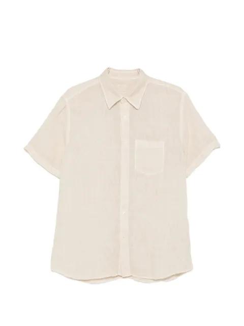 short-sleeve chest-pocket shirt by 120% LINO