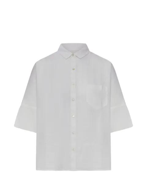 short-sleeve linen shirt by 120% LINO
