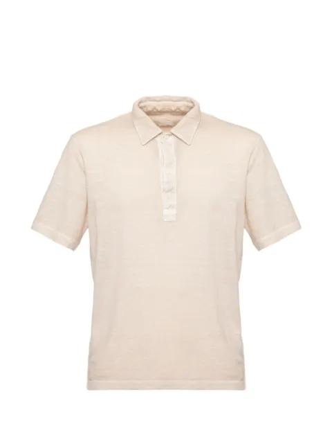 short-sleeve polo shirt by 120% LINO