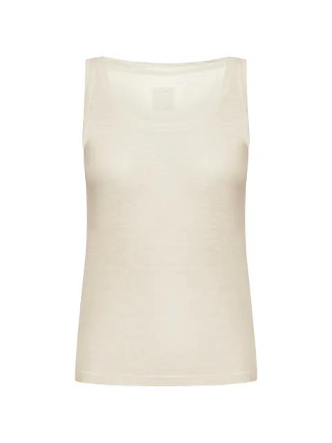 slub-texture tank top by 120% LINO