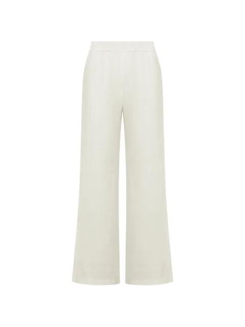 wide-leg linen trousers by 120% LINO
