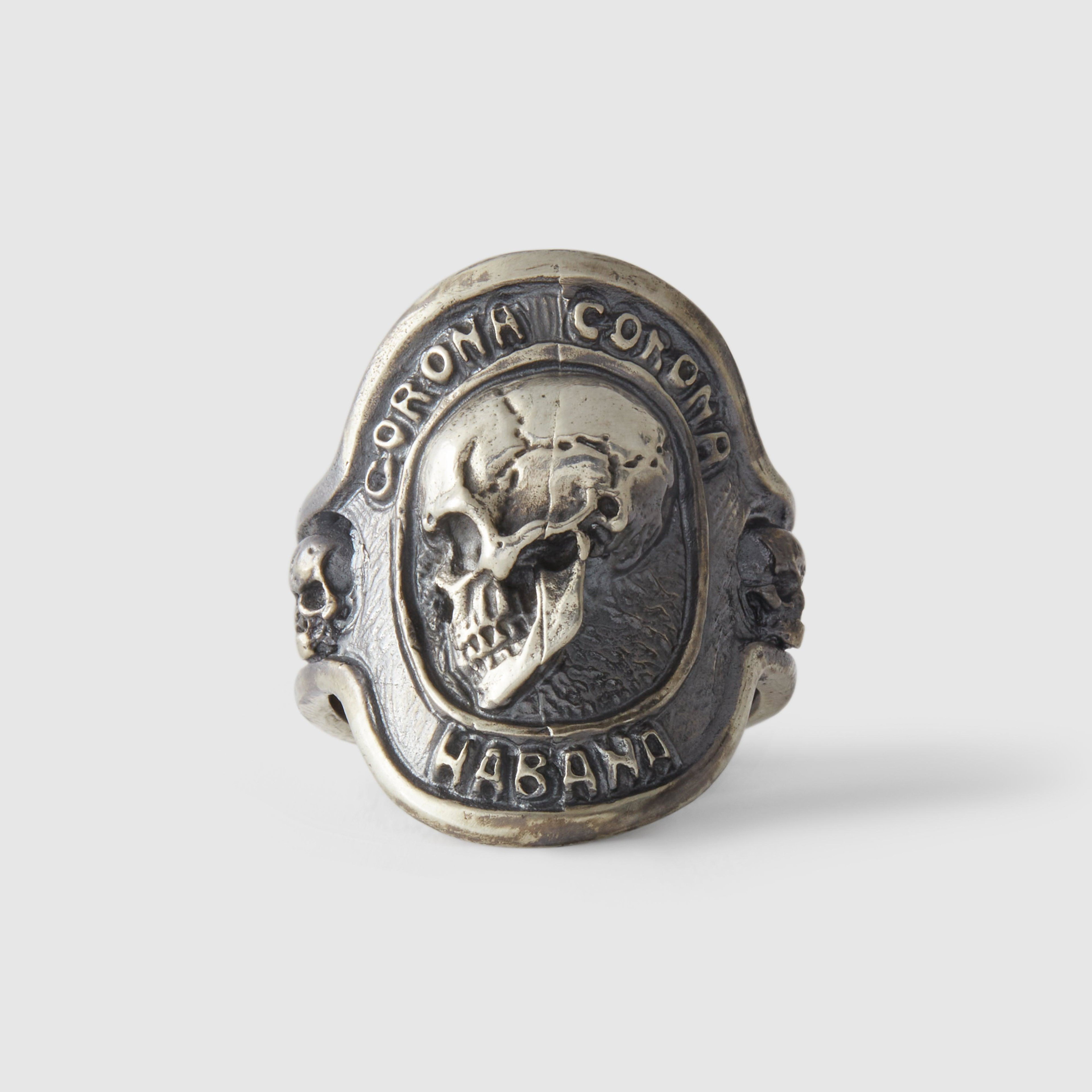 13 LUCKY MONKEY - Men's Julietta Cigar Band Ring - (Stirling Silver) by 13 LUCKY MONKEY