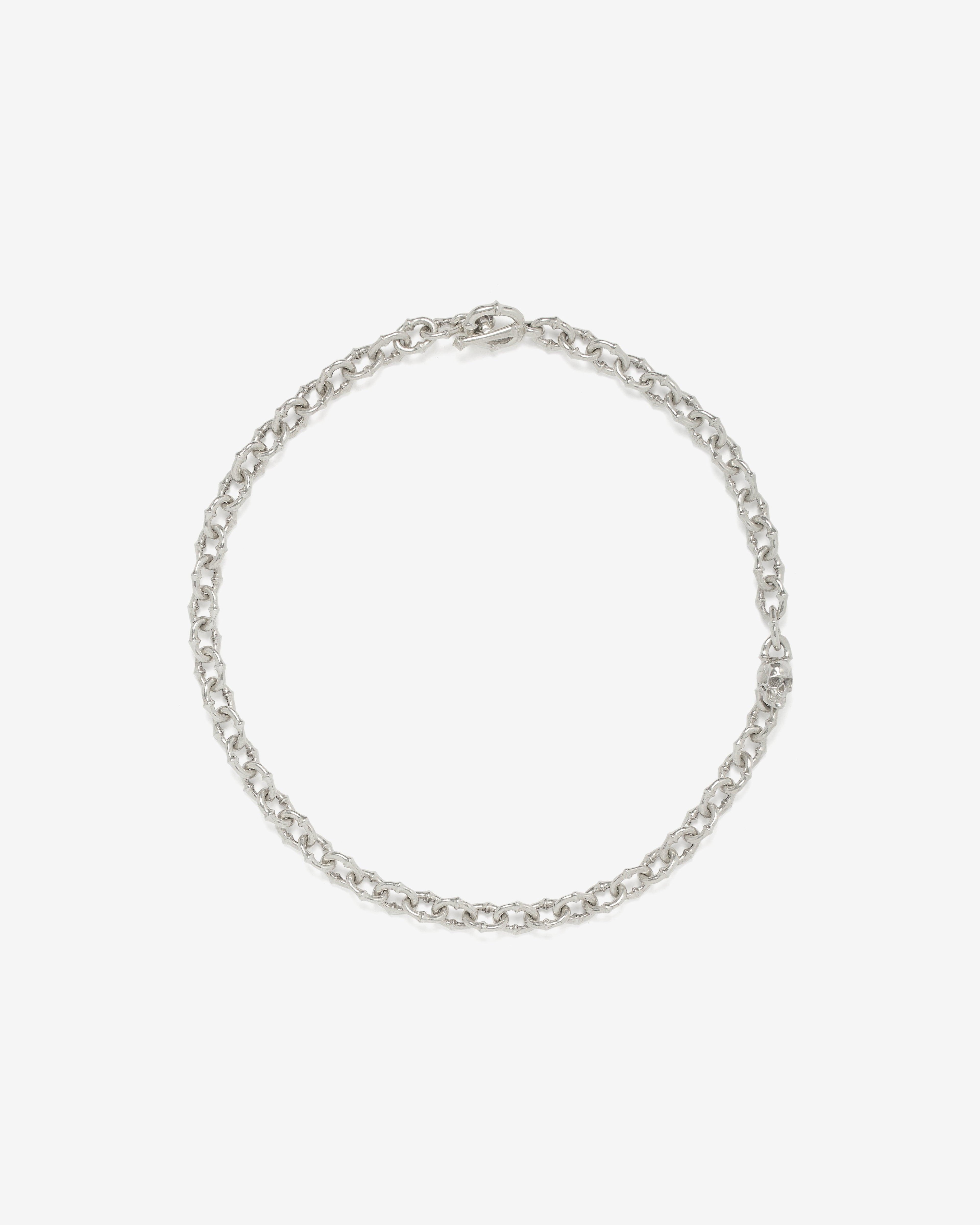 13 Lucky Monkey - Aletha Anchor Link Necklace - (Silver) by 13 LUCKY MONKEY