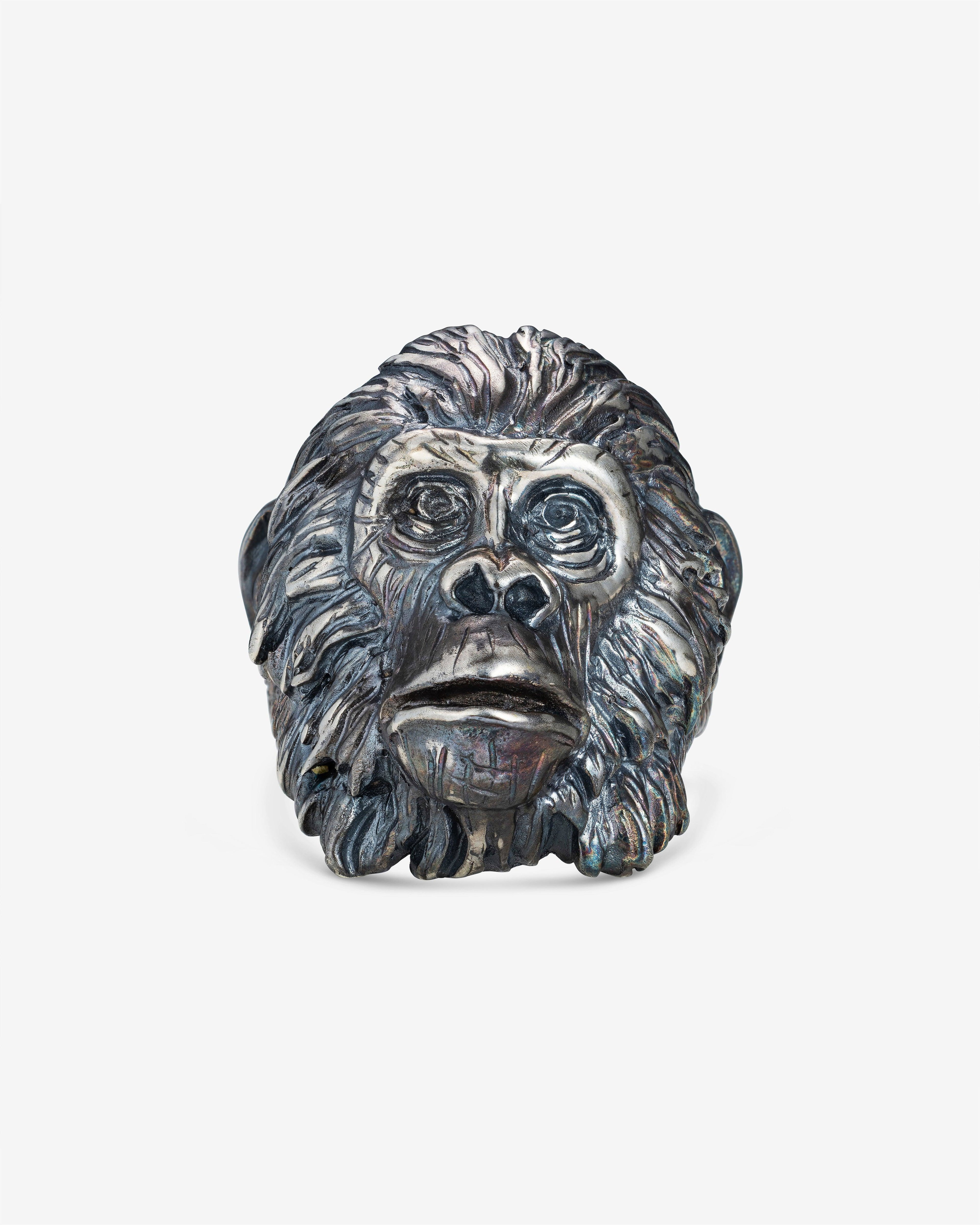 13 Lucky Monkey - Men's Cornelius Ring - (Silver) by 13 LUCKY MONKEY