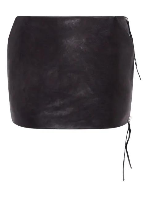 Adu zip-detail mini skirt by 16 ARLINGTON