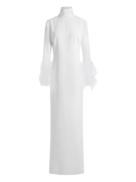Arios feather-trim gown by 16 ARLINGTON