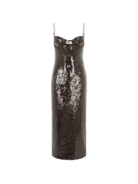 Che paillette-embellished midi dress by 16 ARLINGTON