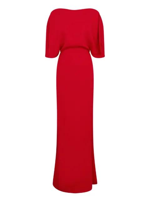 Dona cape-sleeve maxi dress by 16 ARLINGTON