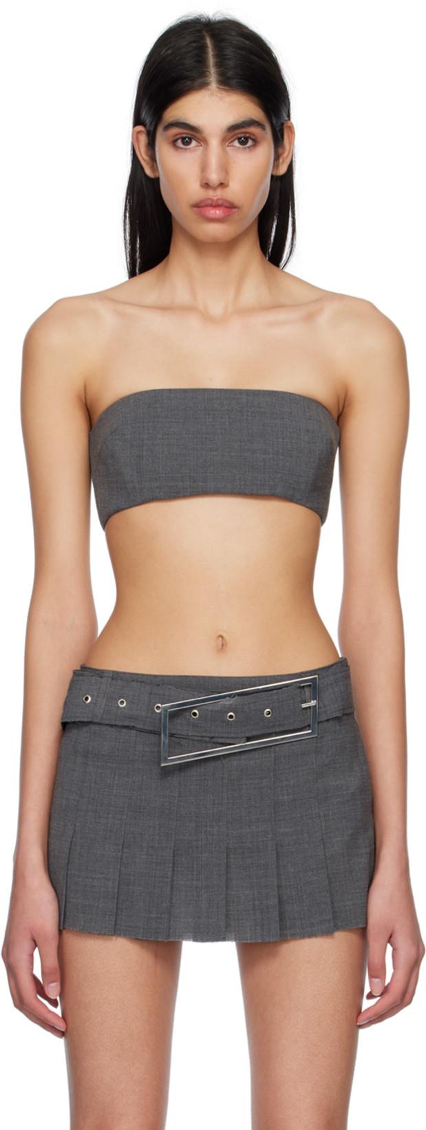 Gray Tube Tank Top by 16 ARLINGTON