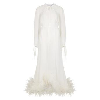 LD DAVIES MIDI FEATHER HEM DRS by 16 ARLINGTON