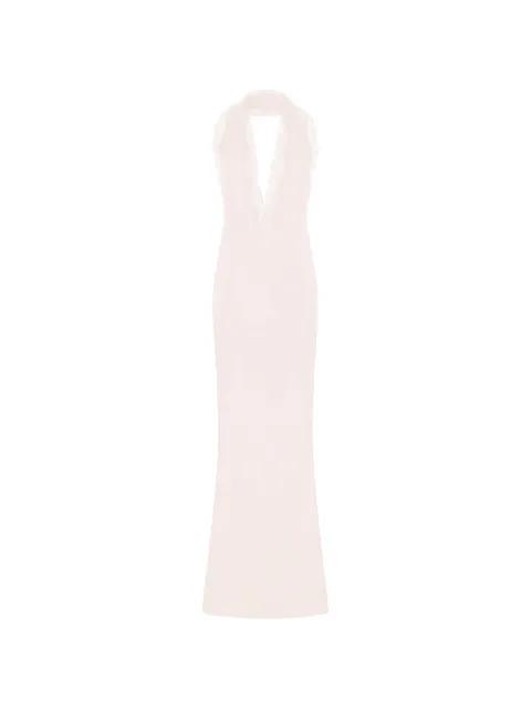 Malena lace-trimmed satin dress by 16 ARLINGTON