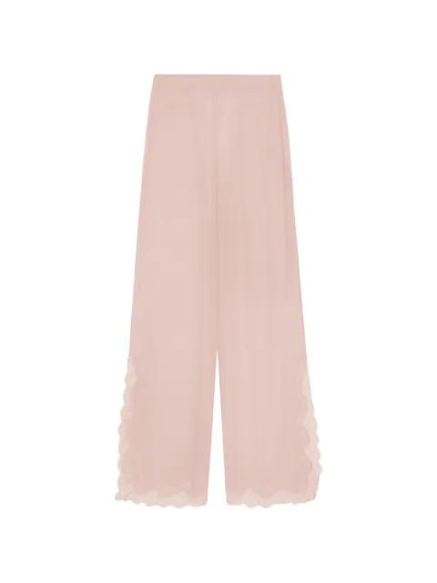 Ricci lace-trim trousers by 16 ARLINGTON