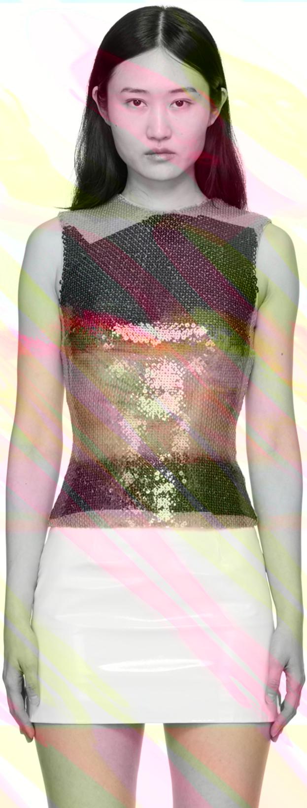 Taupe Nage Tank Top by 16 ARLINGTON