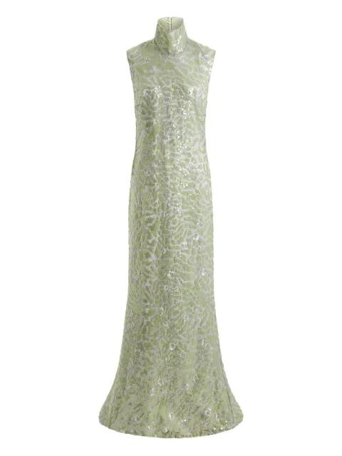 Zegli lace sequinned gown by 16 ARLINGTON