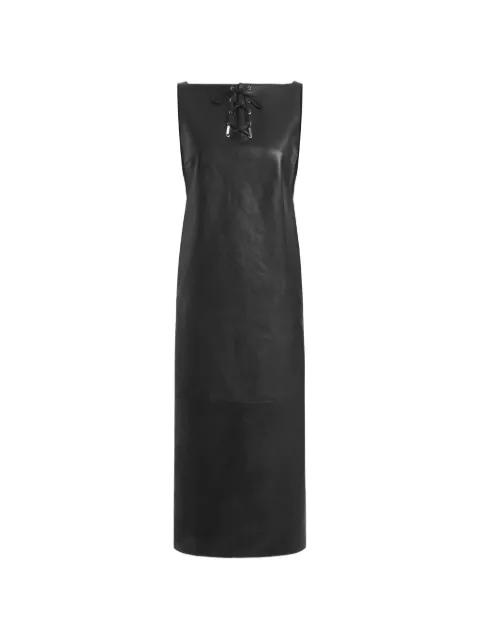 lace-up leather true dress by 16 ARLINGTON