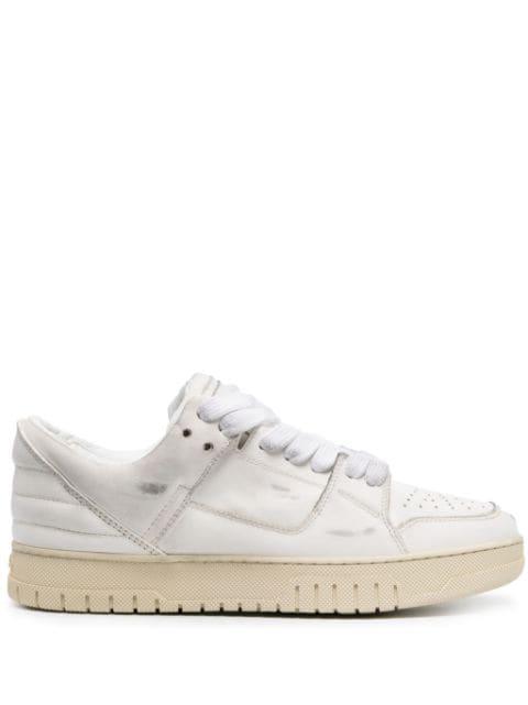 Vintage Dirty leather sneakers by 1989 STUDIO