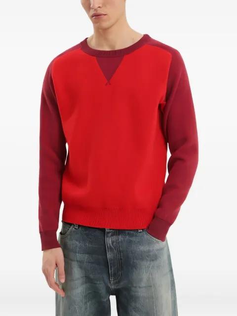 crew-neck panelled sweater by 1989 STUDIO