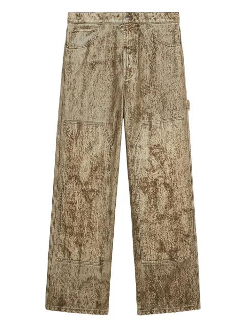 distressed cargo trousers by 1989 STUDIO