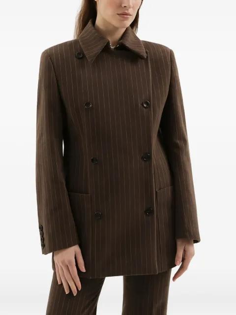double-breasted pinstripe blazer by 1989 STUDIO