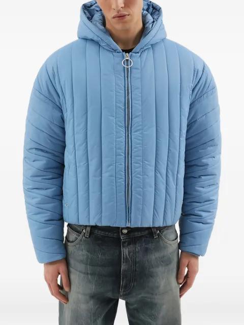 hoodied quilted jacket by 1989 STUDIO