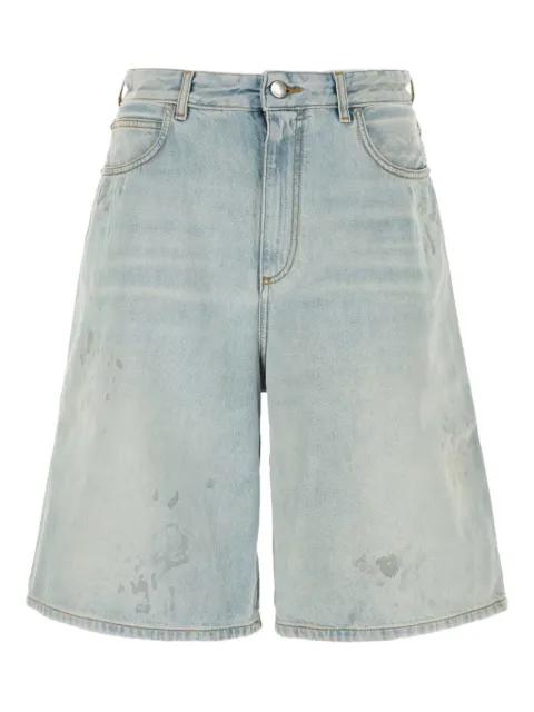 logo-patch denim shorts by 1989 STUDIO