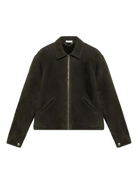 zip-up leather jacket by 1989 STUDIO