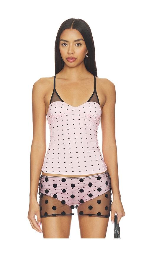 1XBLUE Nymph Tank Top in Pink by 1XBLUE
