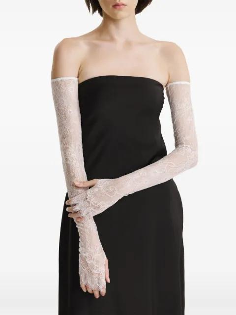 floral-lace gloves by 2310 STUDIO