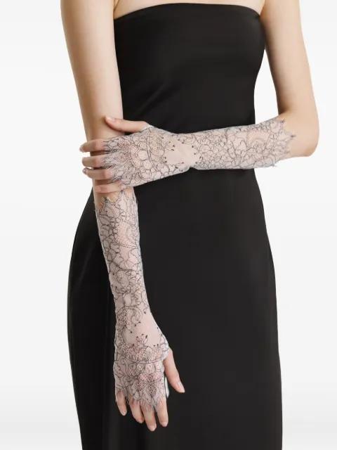 lace-detailed gloves by 2310 STUDIO