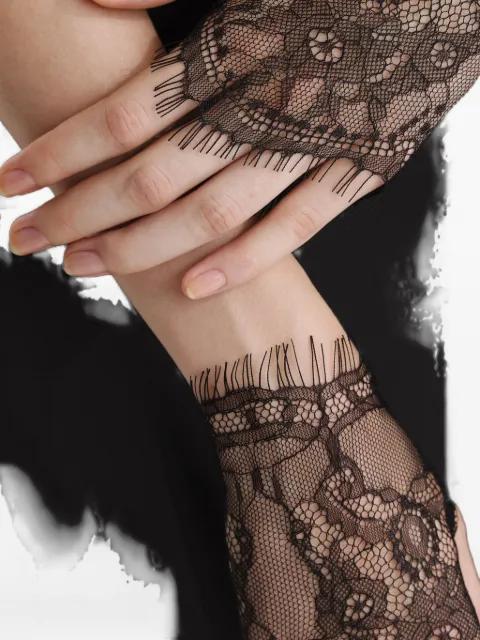 lace fingerless gloves by 2310 STUDIO