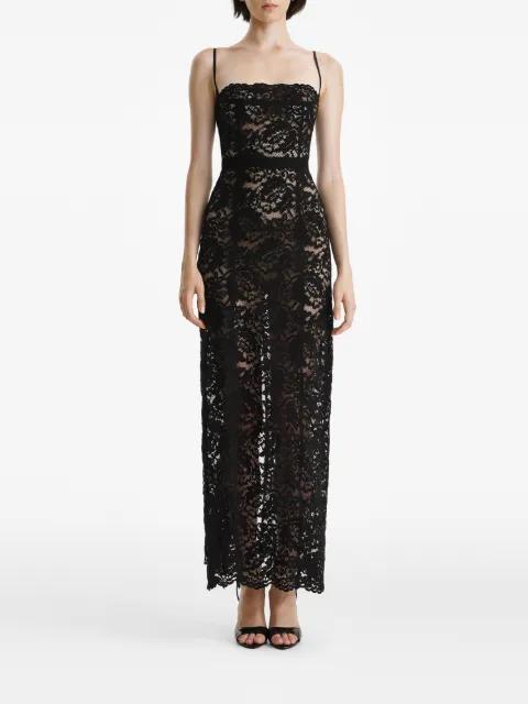 lace-insert sleeveless maxi dress by 2310 STUDIO