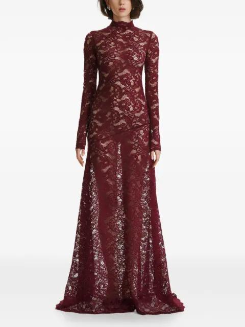 long-sleeves lace maxi dress by 2310 STUDIO