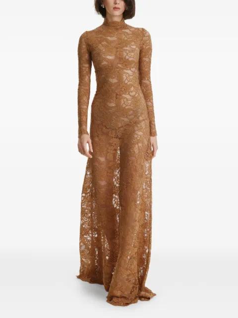 long-sleeves lace maxi dress by 2310 STUDIO