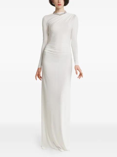 ruched open-back maxi dress by 2310 STUDIO