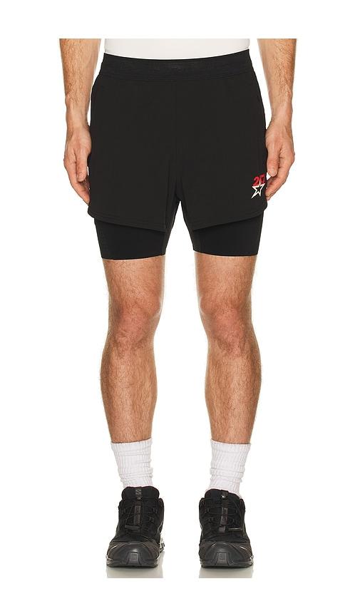 247 Hybrid Short in Black by 247