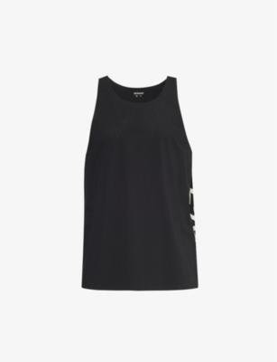 Oversized scoop-neck stretch-woven top by 247 BY REPRESENT