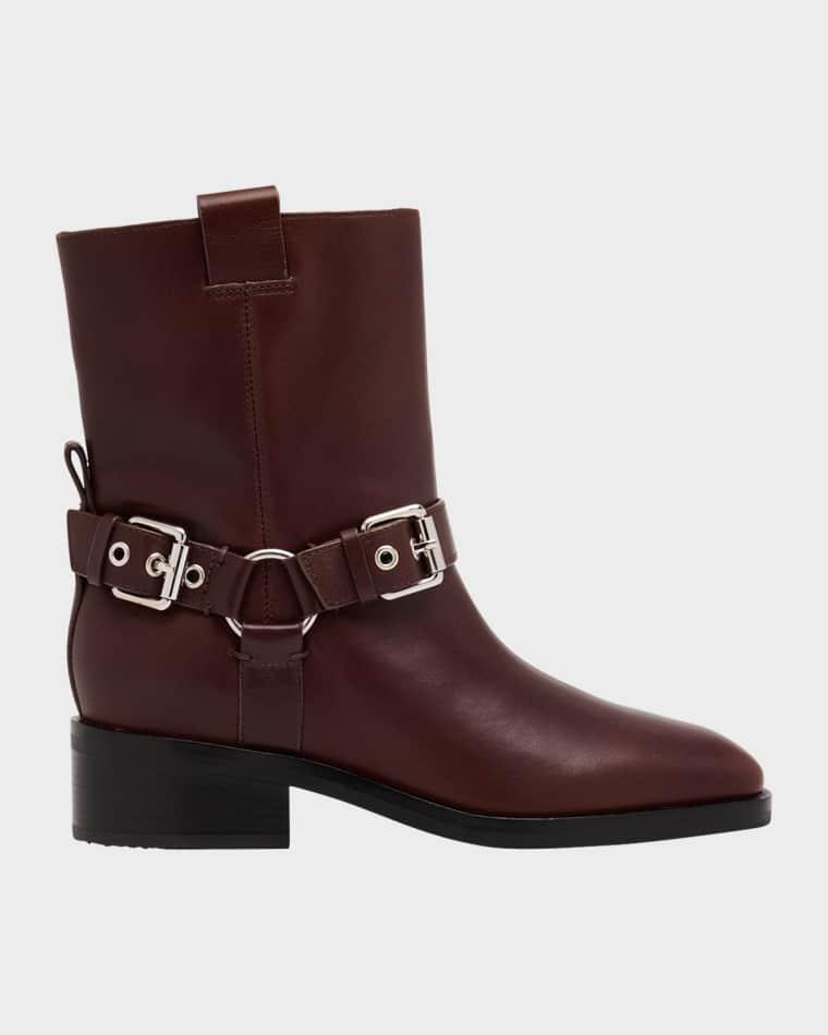 Alexa Leather Moto Boots by 3.1 PHILLIP LIM