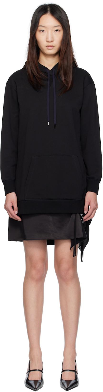 Black Combo Hoodie & Minidress Set by 3.1 PHILLIP LIM