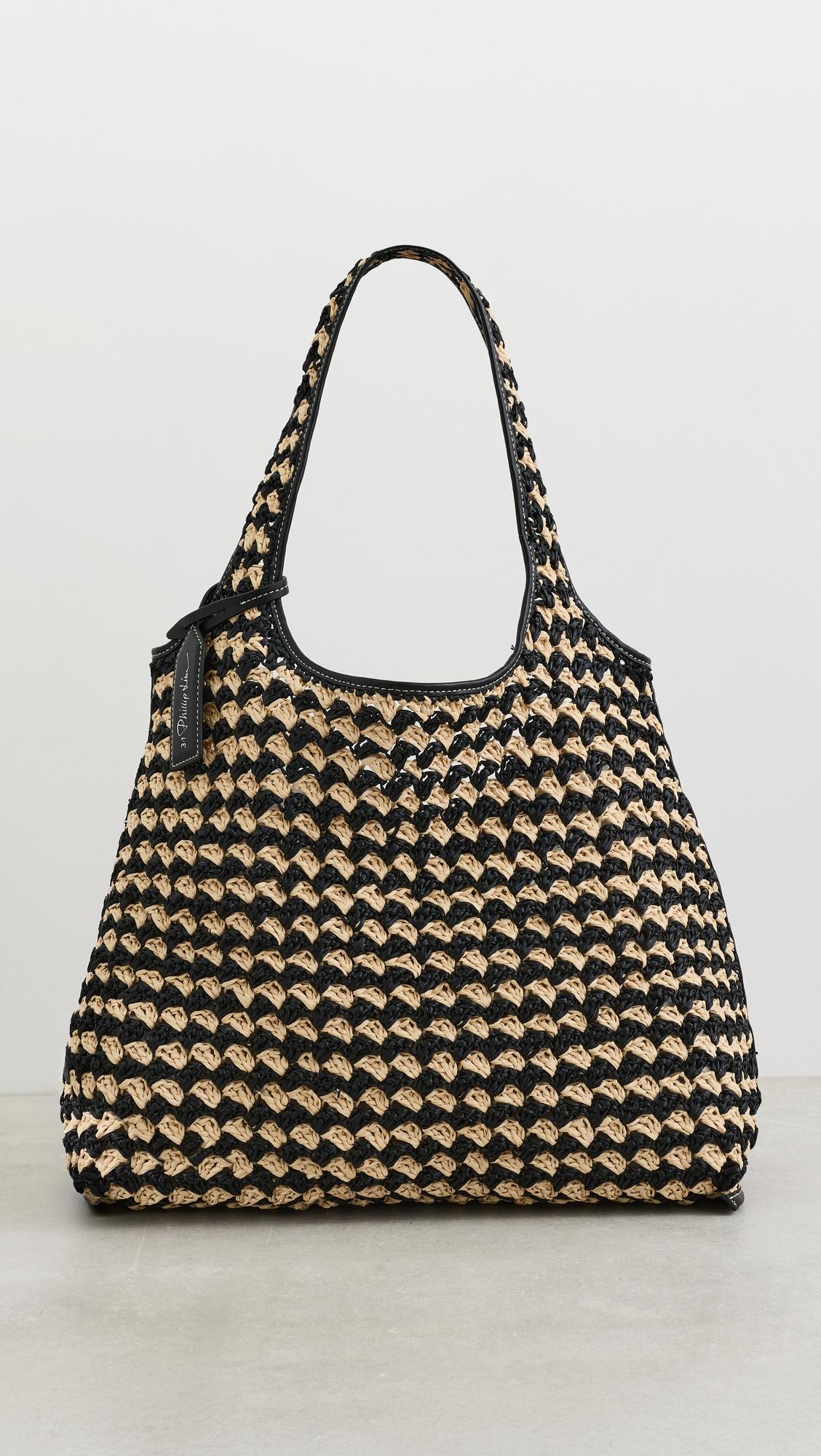 Crochet Raffia Market Tote by 3.1 PHILLIP LIM