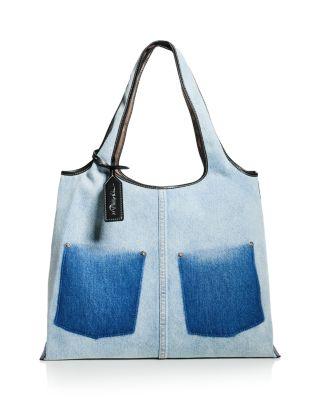 Denim Ghost Patch Denim Tote Bag by 3.1 PHILLIP LIM