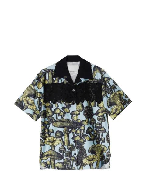 Ethereal Mushroom Lace printed shirt by 3.1 PHILLIP LIM