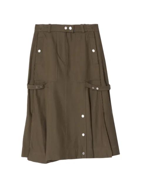 Godet Utility midi skirt by 3.1 PHILLIP LIM
