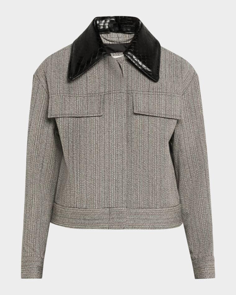 Jaspé Wool Cropped Jacket by 3.1 PHILLIP LIM