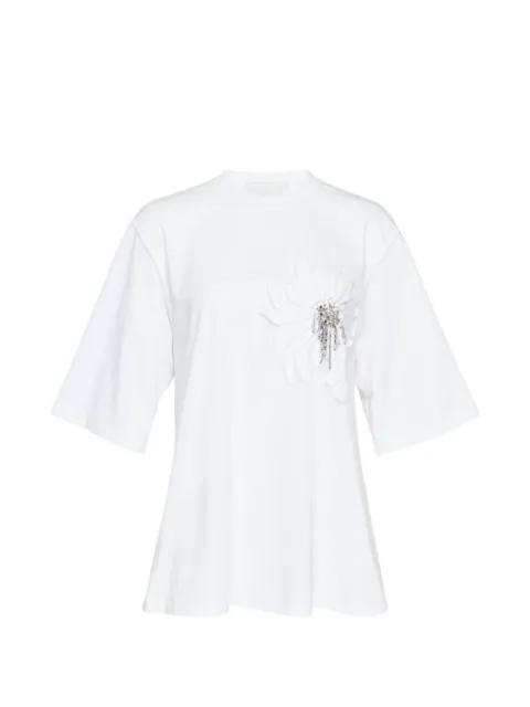 Trapeze floral-applique T-shirt by 3.1 PHILLIP LIM