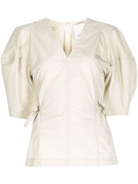 V-neck short-sleeve top by 3.1 PHILLIP LIM