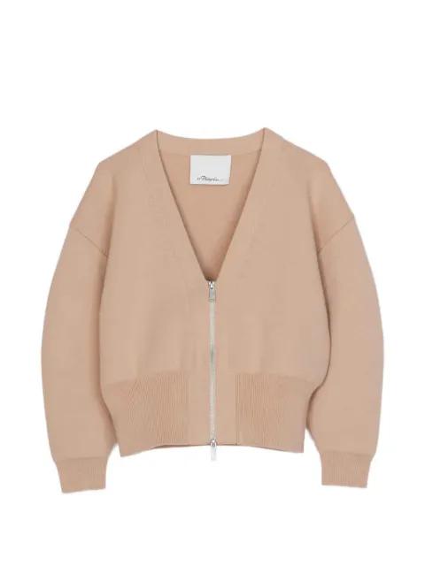 V-neck zip-up cardigan by 3.1 PHILLIP LIM